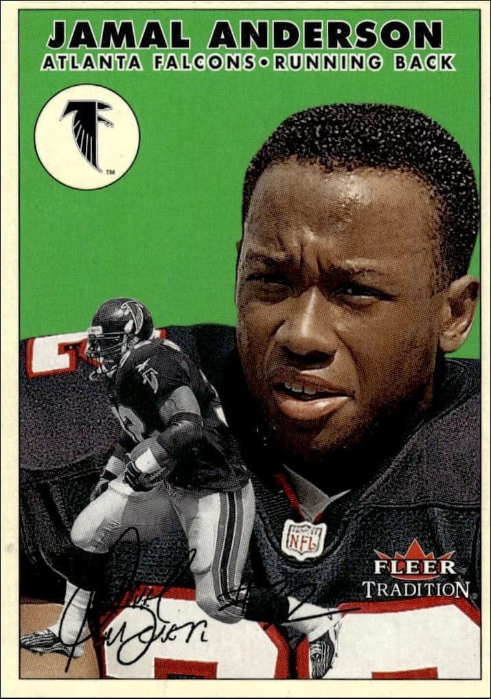 2000 Fleer Tradition Jamal Anderson #150 trading card