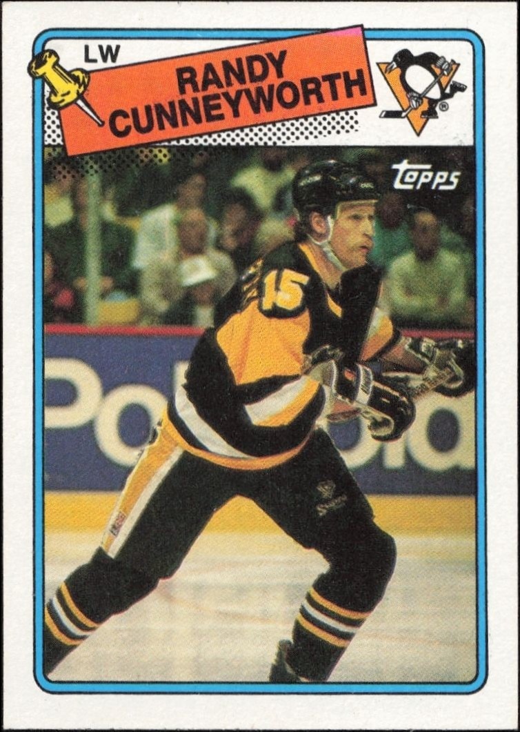 1988-89 Topps Randy Cunneyworth #19 trading card
