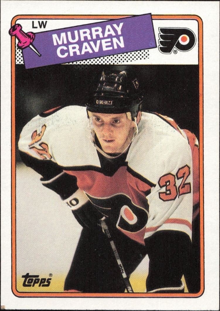 1988-89 Topps Murray Craven #79 trading card