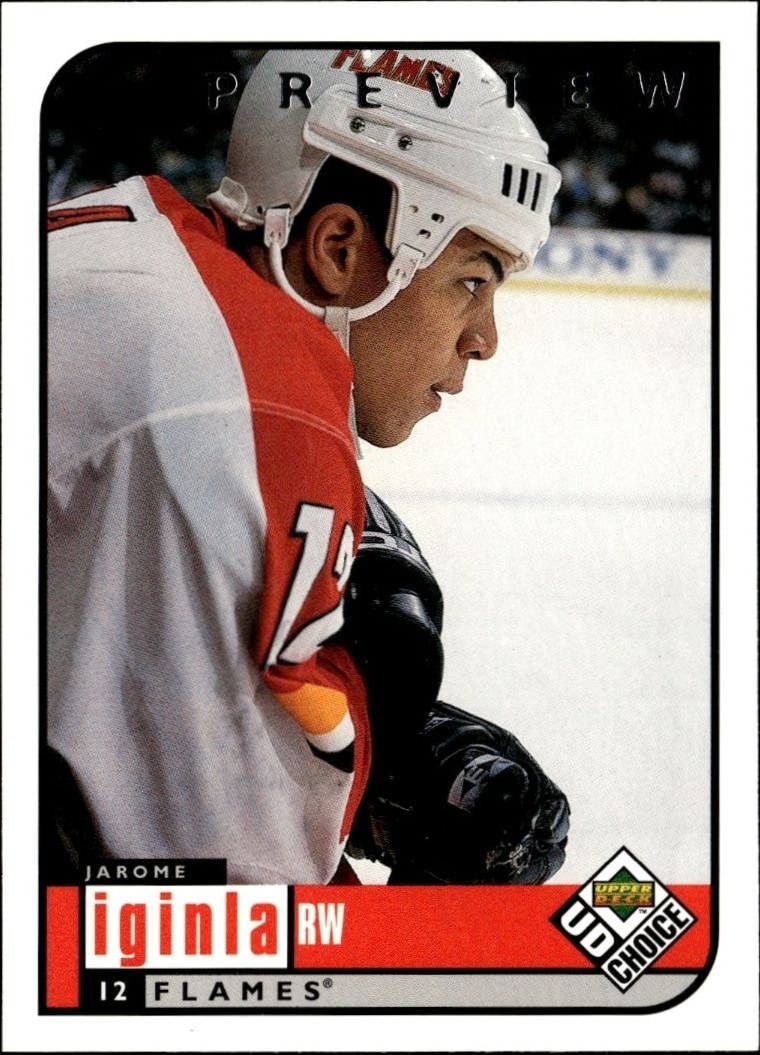 1998-99 Upper-Deck Choice Preview Jarome Iginla #35 trading card