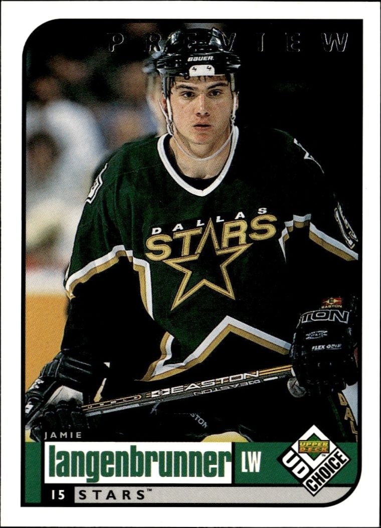 1998-99 Upper-Deck Choice Preview Jamie Langenbrunner #61 trading card