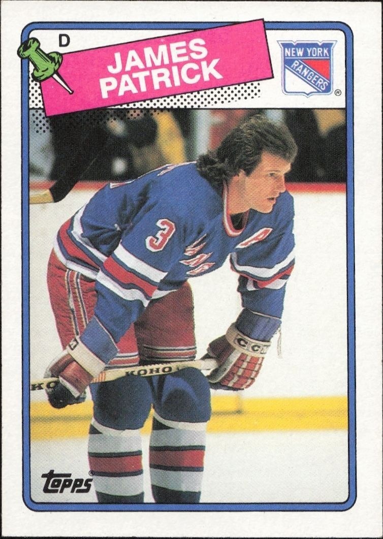 1988-89 Topps James Patrick #69 trading card
