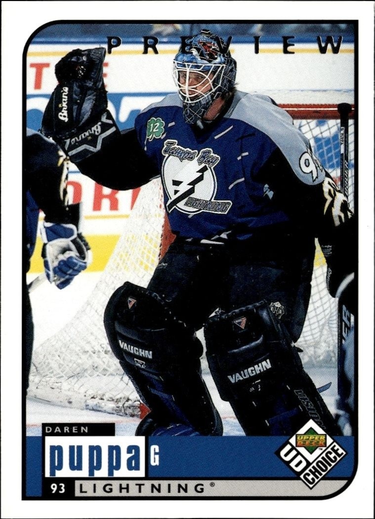 1998-99 Upper-Deck Choice Preview Daren Puppa #191 trading card