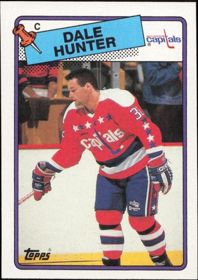 1988-89 Topps Dale Hunter #70 trading card