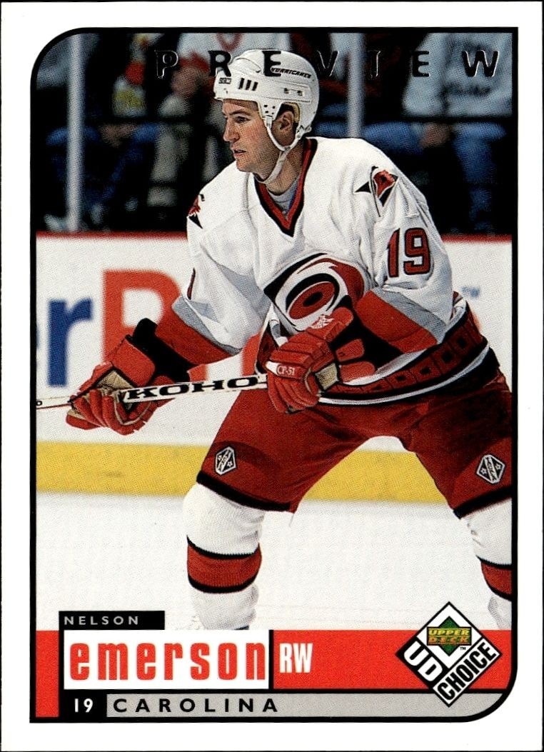 1998-99 Upper-Deck Choice Preview Nelson Emerson #43 trading card