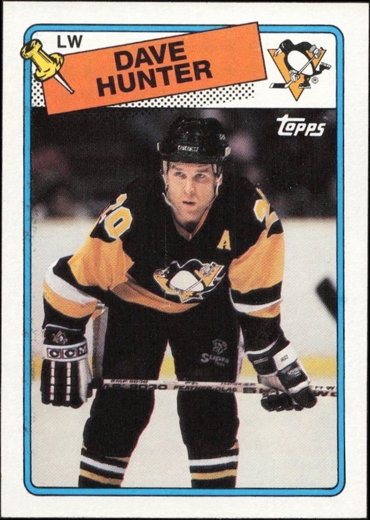 1988-89 Topps Dave Hunter #62 trading card
