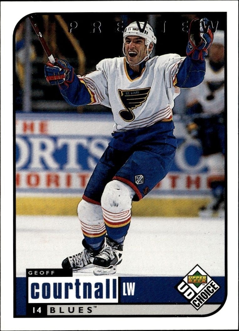 1998-99 Upper-Deck Choice Preview Geoff Courtnall #190 trading card