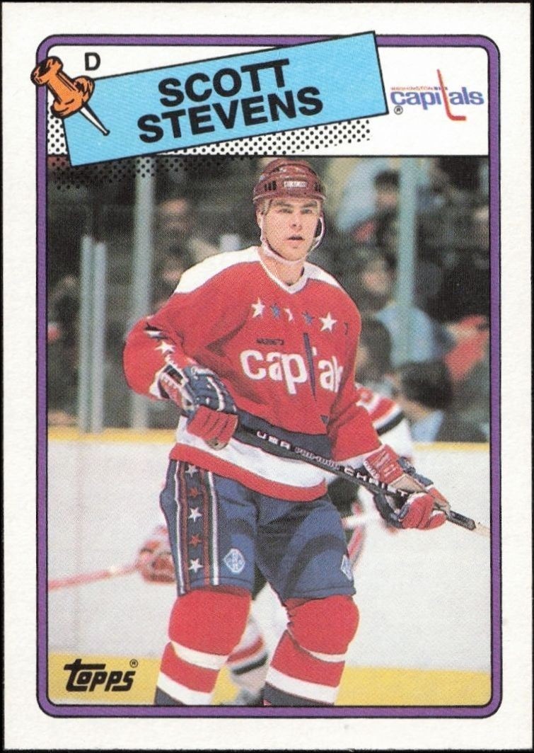 1988-89 Topps Scott Stevens #60 trading card