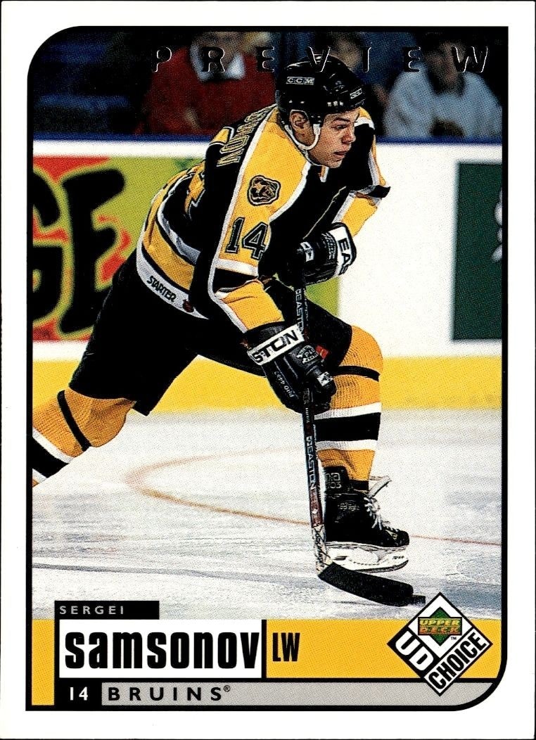 1998-99 Upper-Deck Choice Preview Sergi Samsonov #13 trading card