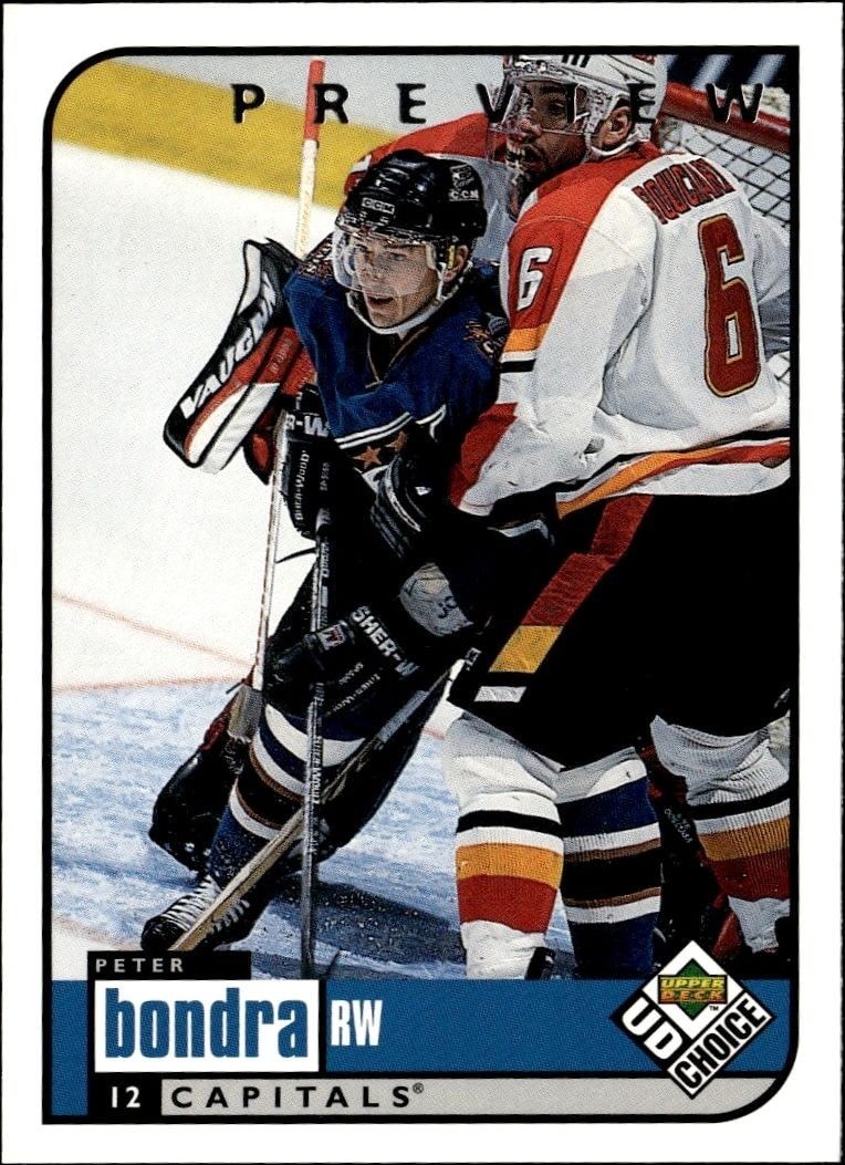 1998-99 Upper-Deck Choice Preview Peter Bondra #213 trading card