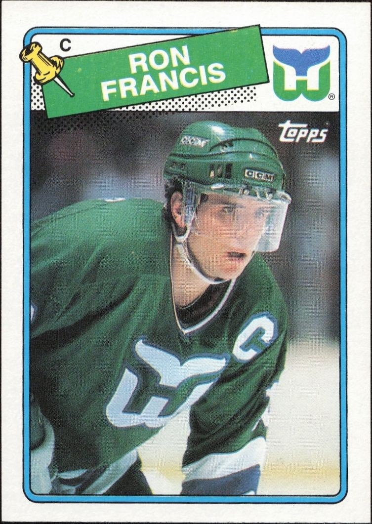 1988-89 Topps Ron Francis #52 trading card