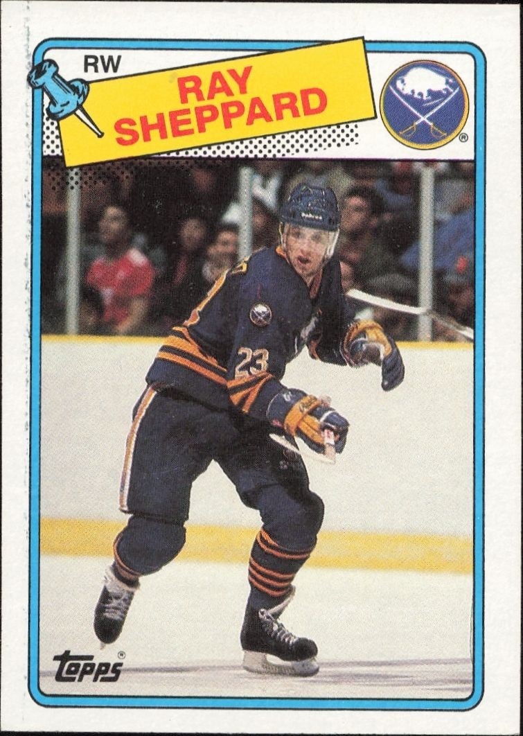 1988-89 Topps Ray Sheppard #55 trading card