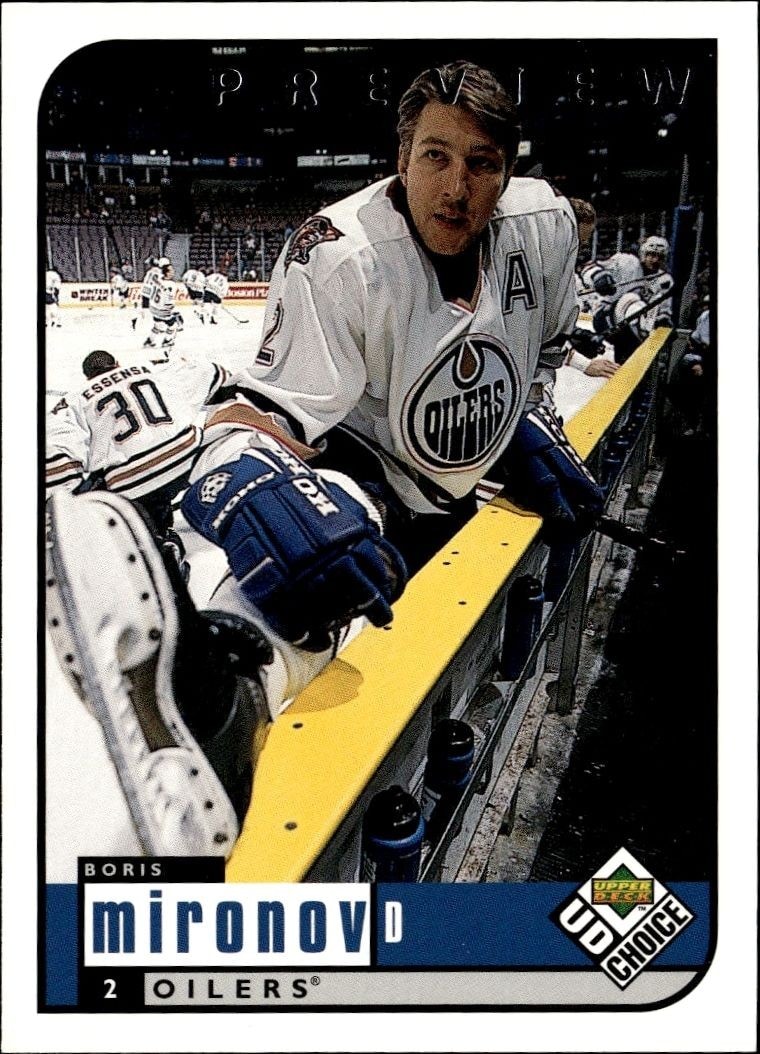 1998-99 Upper-Deck Choice Preview Boris Mironov #83 trading card