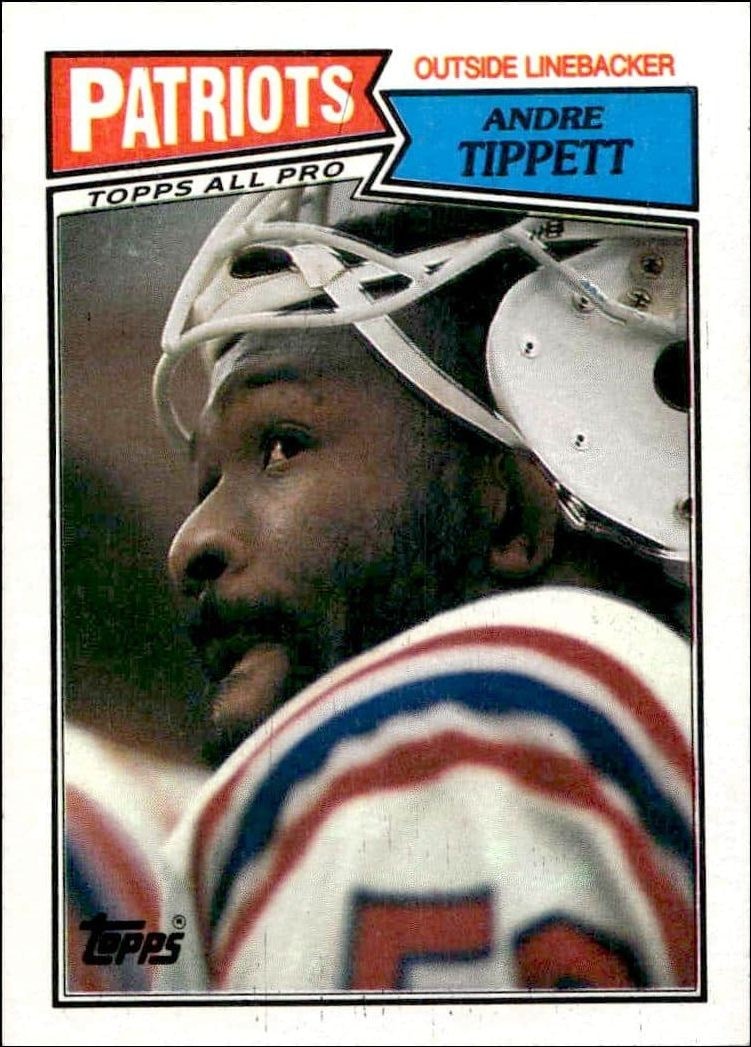 1987 Topps Andre Tippett #107 trading card