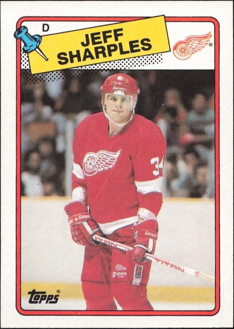 1988-89 Topps Jeff Sharples #48 trading card