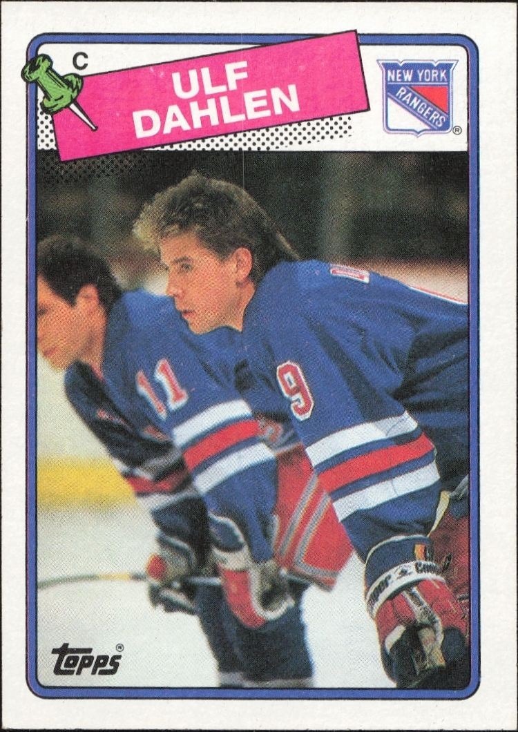 1988-89 Topps Ulf Dahlen #47 trading card
