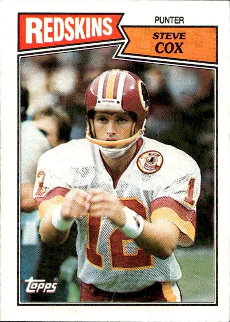 1987 Topps Steve Cox #71 trading card