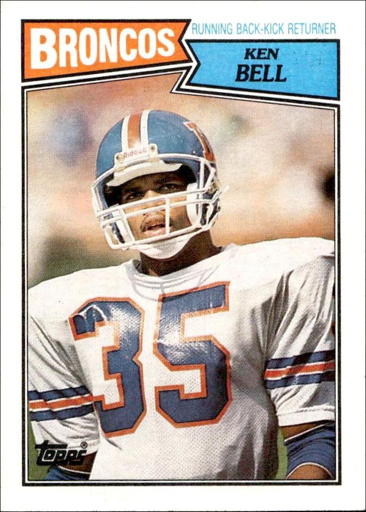 1987 Topps Ken Bell #34 trading card