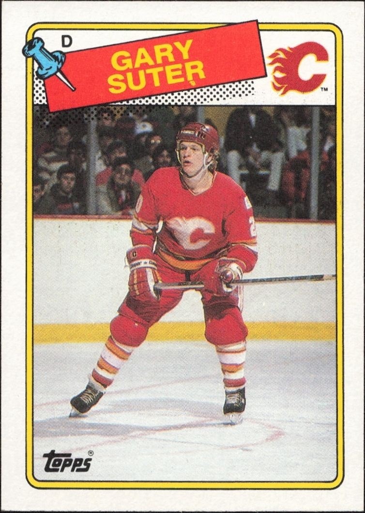 1988-89 Topps Gary Suter #43 trading card