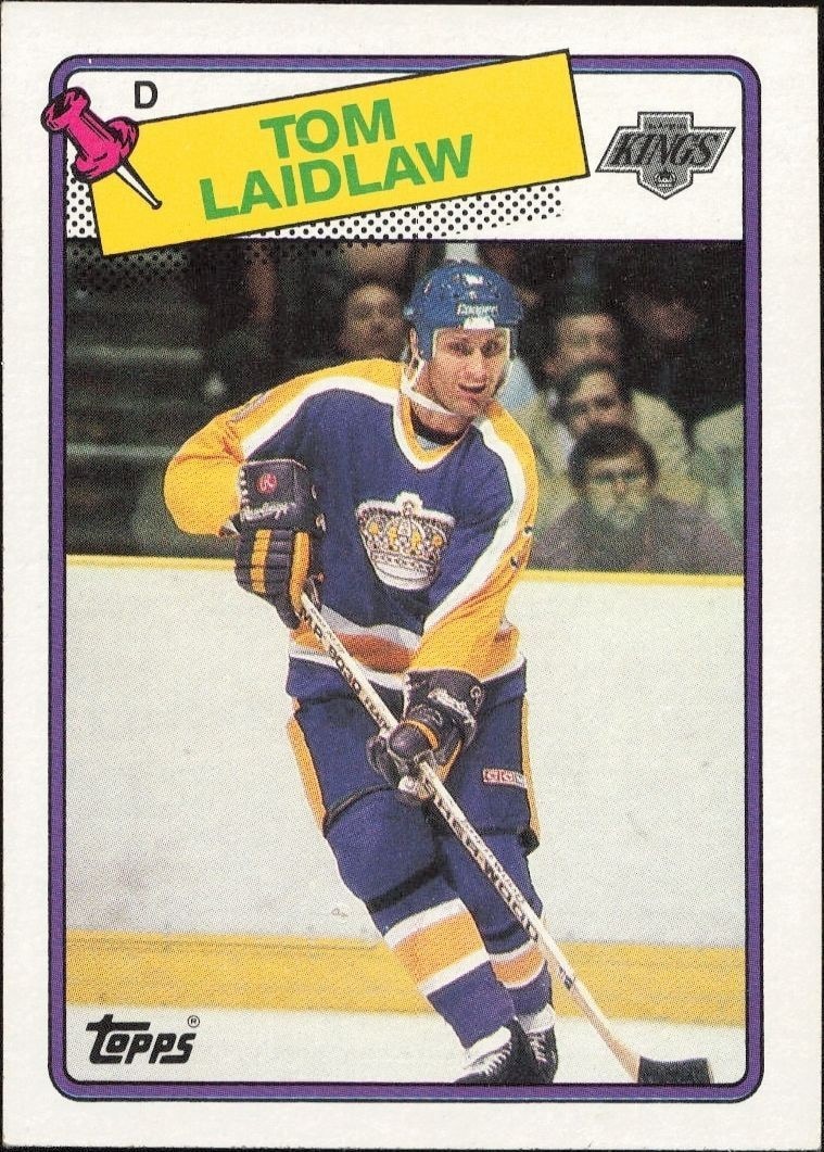 1988-89 Topps Tom Laidlaw #37 trading card