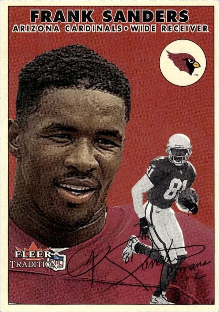 2000 Fleer Tradition Glossy Frank Sanders #230 trading card