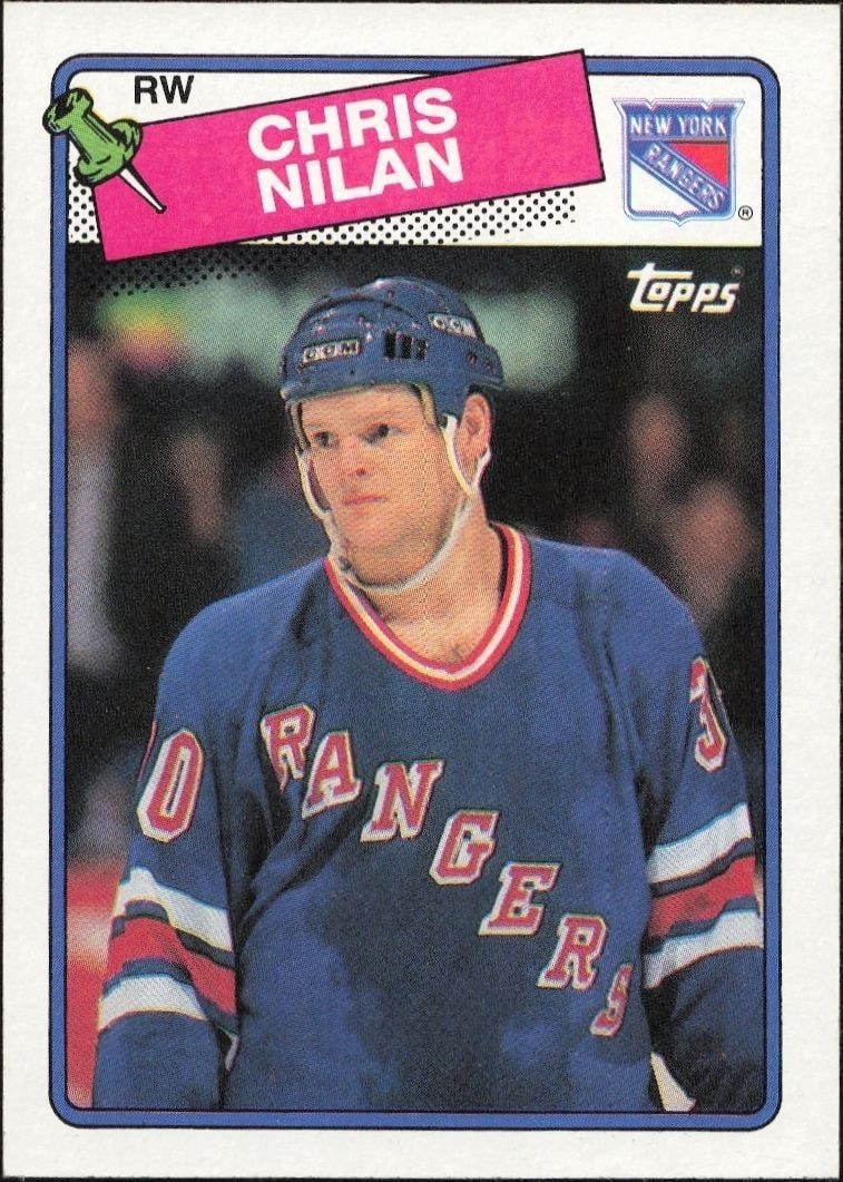 1988-89 Topps Chris Nilan #31 trading card
