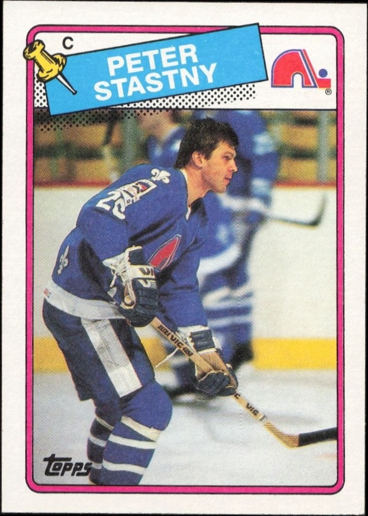 1988-89 Topps Peter Stastny #22 trading card