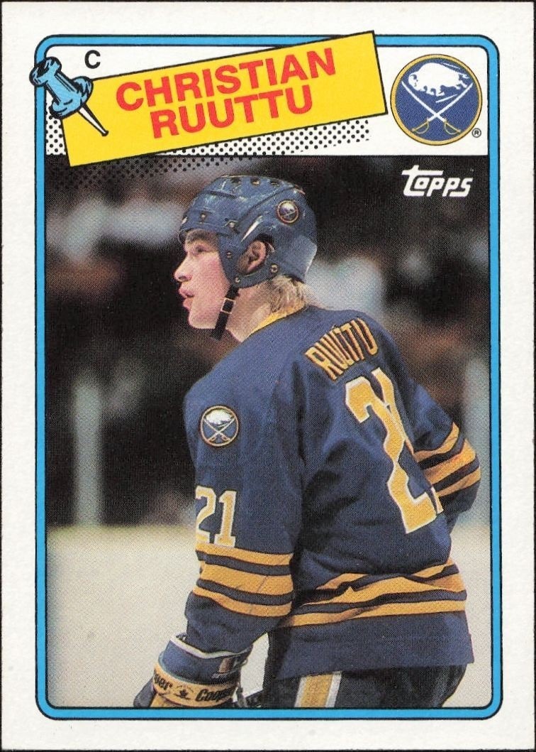1988-89 Topps Christian Ruuttu #18 trading card