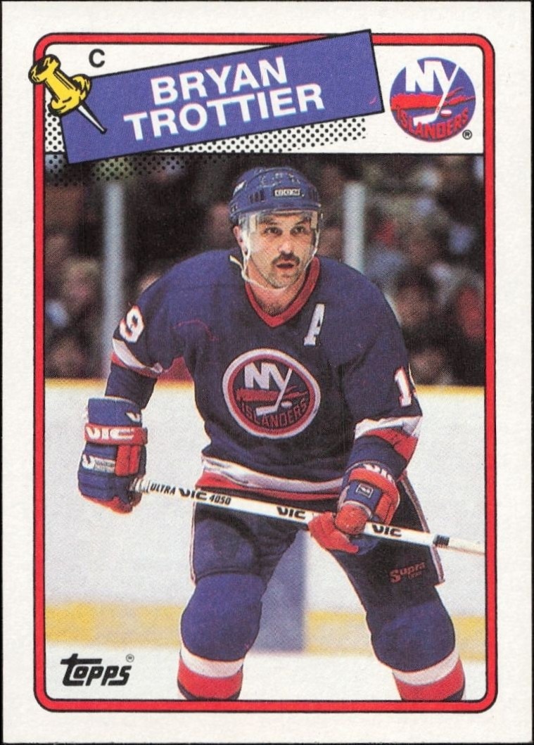 1988-89 Topps Bryan Trottier #97 trading card