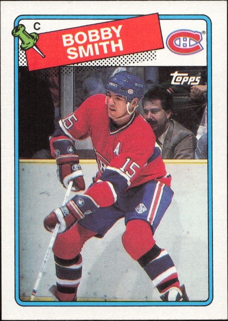 1988-89 Topps Bobby Smith #88 trading card
