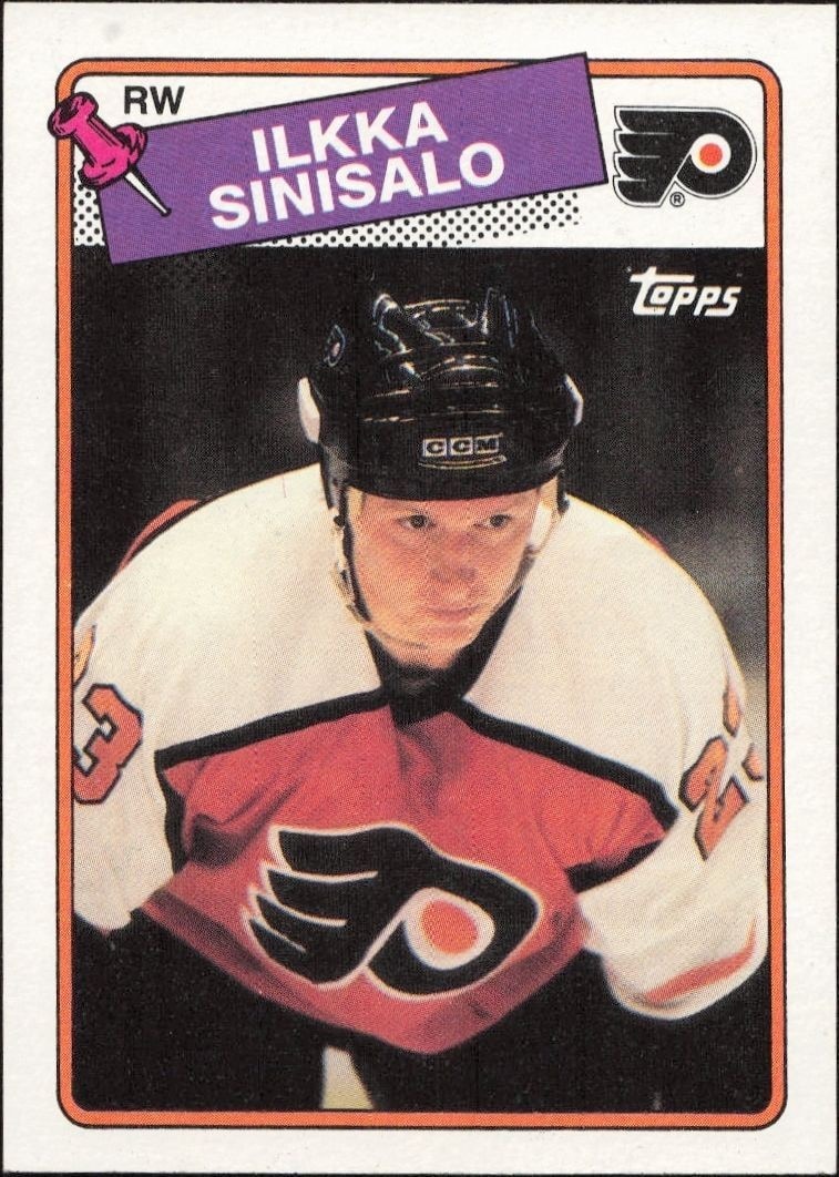 1988-89 Topps Ilkka Sinisalo #111 trading card