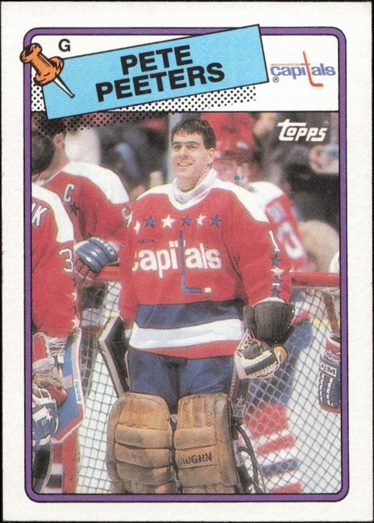 1988-89 Topps Pete Peeters #180 trading card