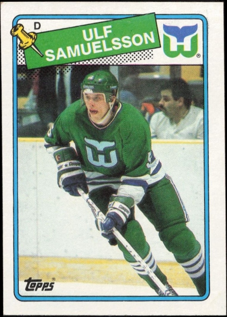 1988-89 Topps Ulf Samuelsson #136 trading card