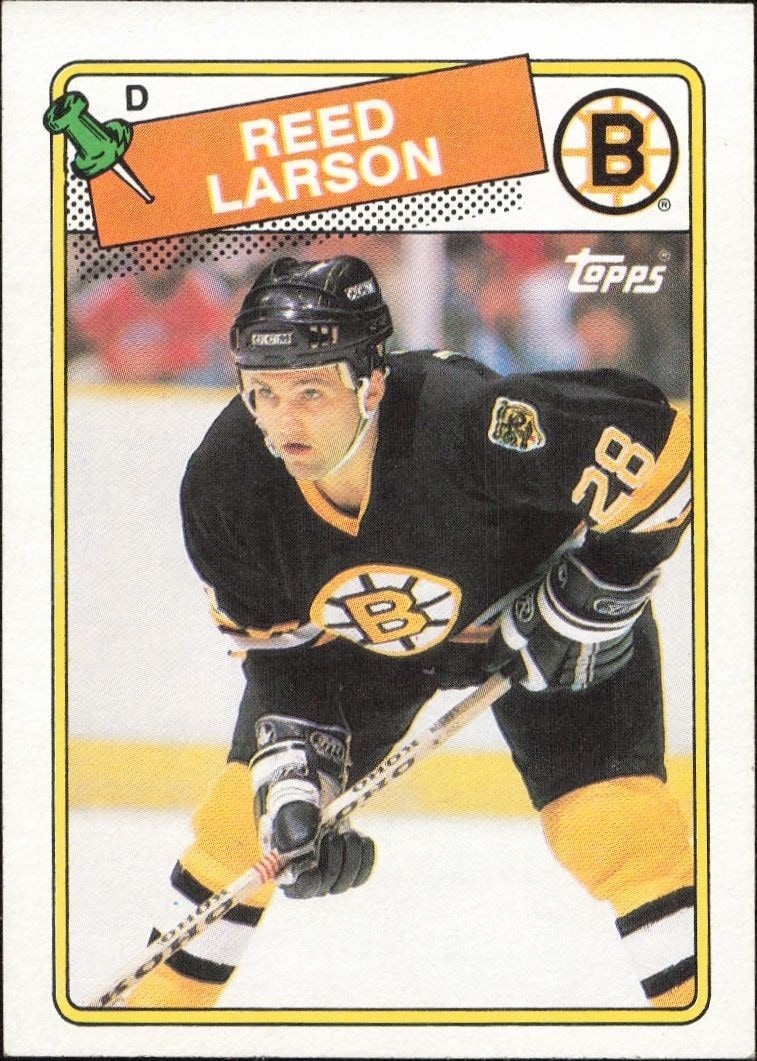 1988-89 Topps Reed Larson #145 trading card