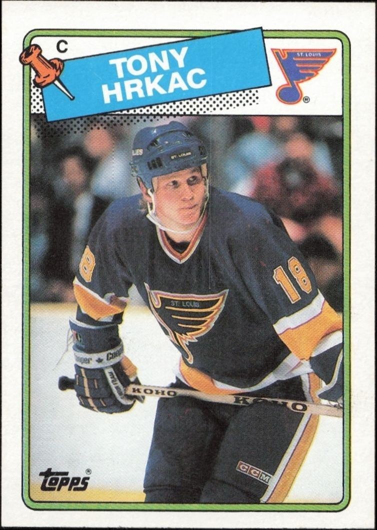 1988-89 Topps Tony Hrkac #129 trading card