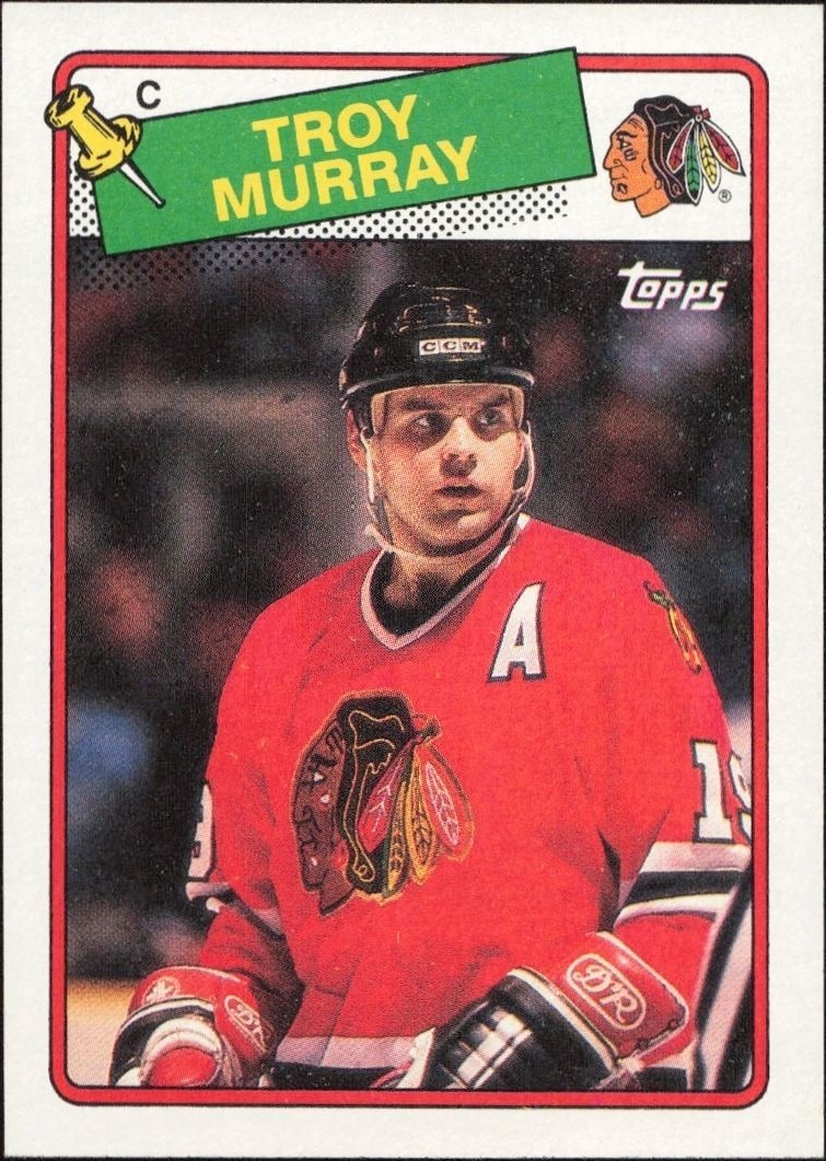1988-89 Topps Troy Murray #106 trading card