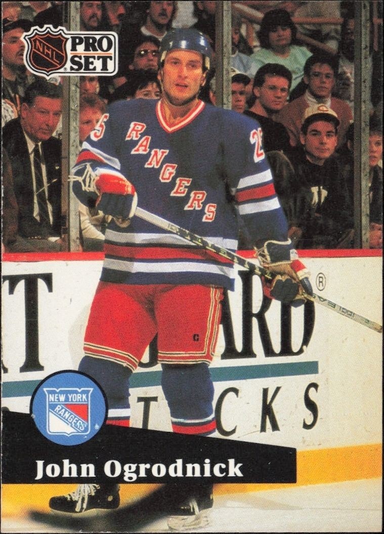 1991-92 Pro-Set Series 1 John Ogrodnick #169 trading card