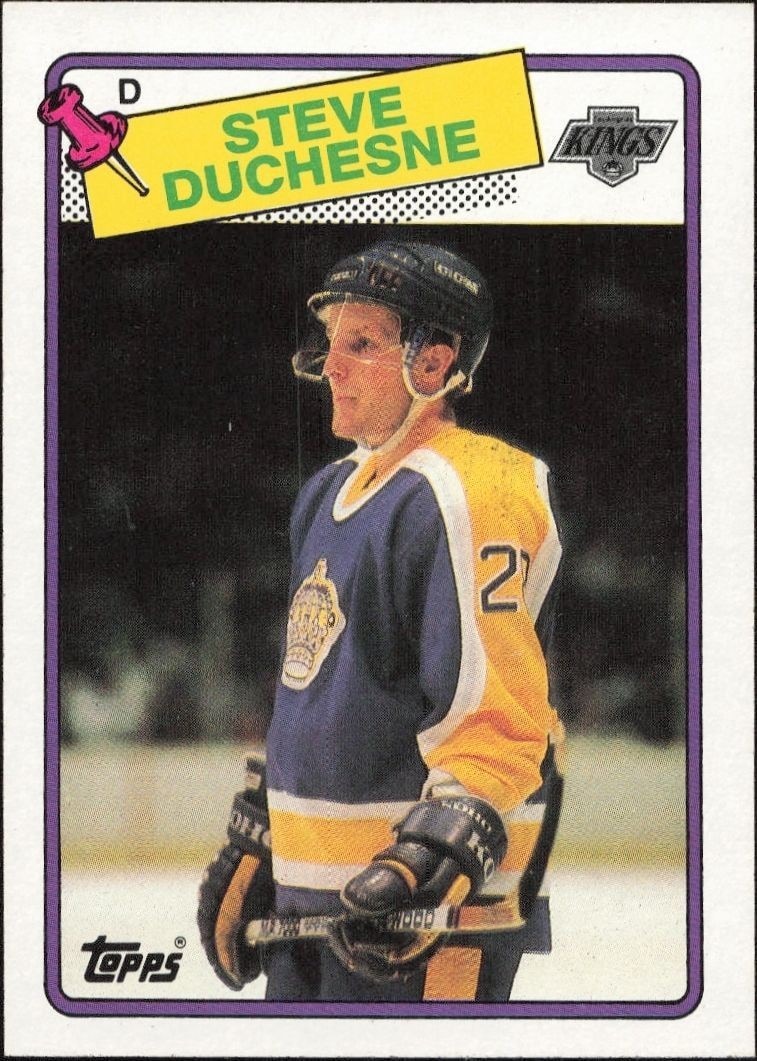 1988-89 Topps Steve Duchesne #182 trading card