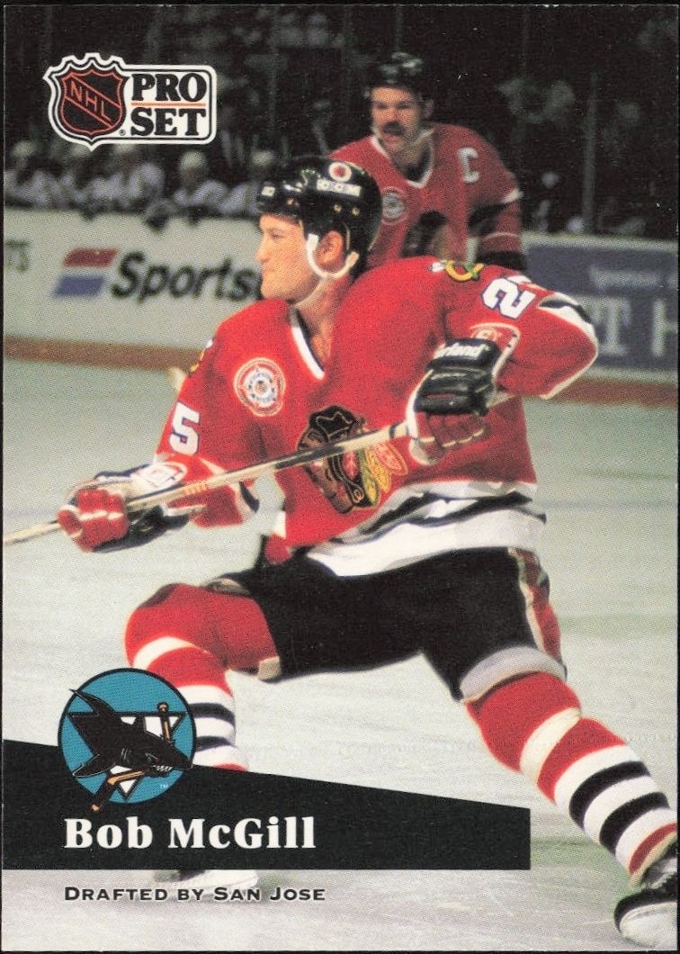 1991-92 Pro-Set Series 1 Bob McGill #47 trading card