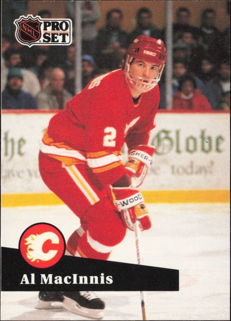1991-92 Pro-Set Series 1 Al MacInnis #33 trading card