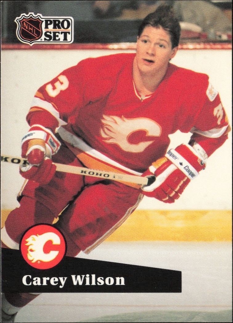 1991-92 Pro-Set Series 1 Carey Wilson #36 trading card