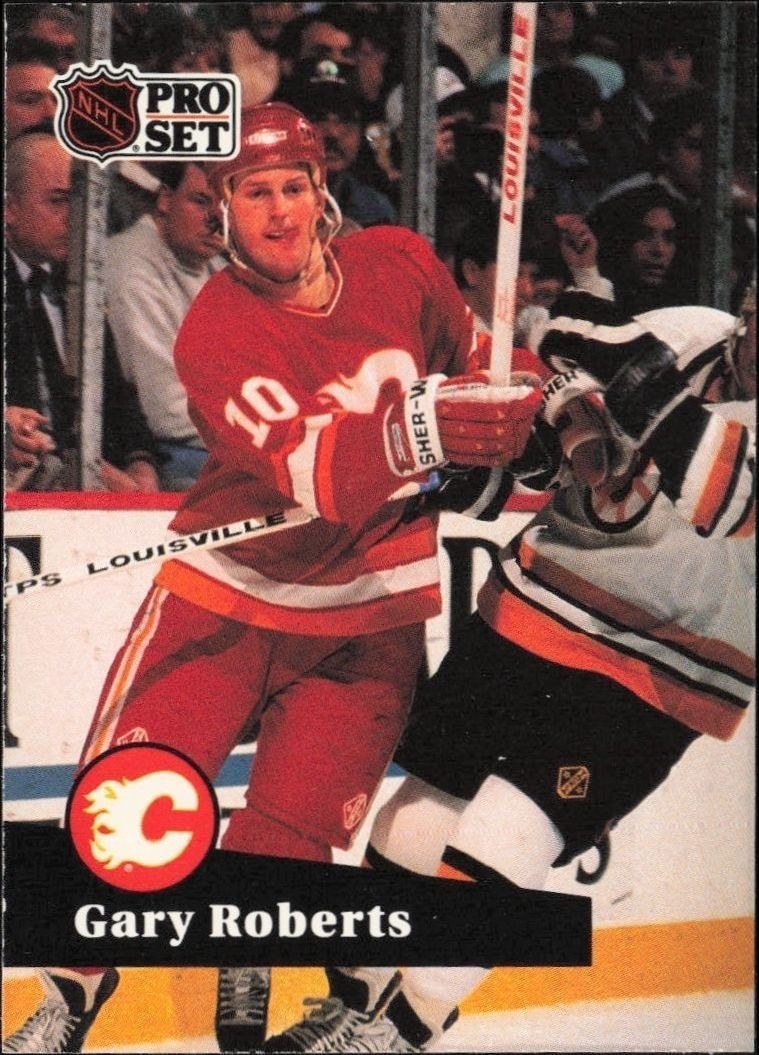 1991-92 Pro-Set Series 1 Gary Roberts #30 trading card