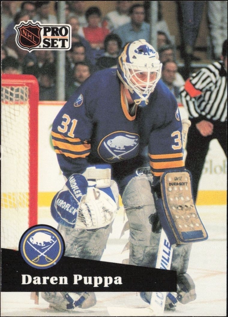 1991-92 Pro-Set Series 1 Daren Puppa #21 trading card