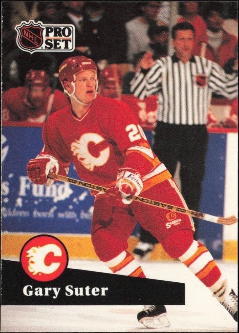 1991-92 Pro-Set Series 1 Gary Suter #32 trading card