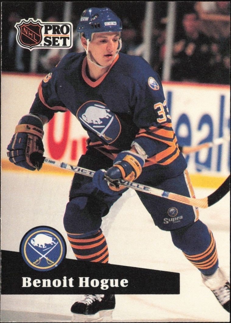 1991-92 Pro-Set Series 1 Benoit Hogue #17 trading card
