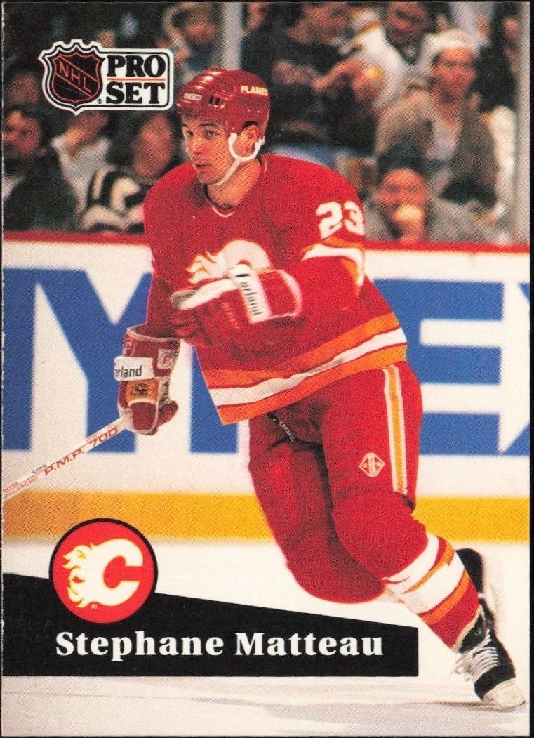 1991-92 Pro-Set Series 1 Stephane Matteau #27 trading card