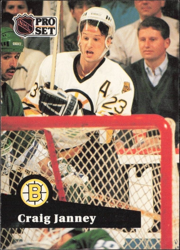 1991-92 Pro-Set Series 1 Craig Janney #2 trading card