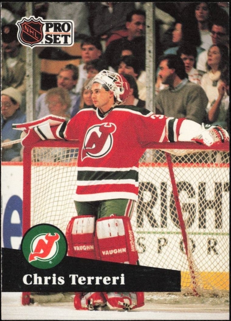 1991-92 Pro-Set Series 1 Chris Terreri #137 trading card