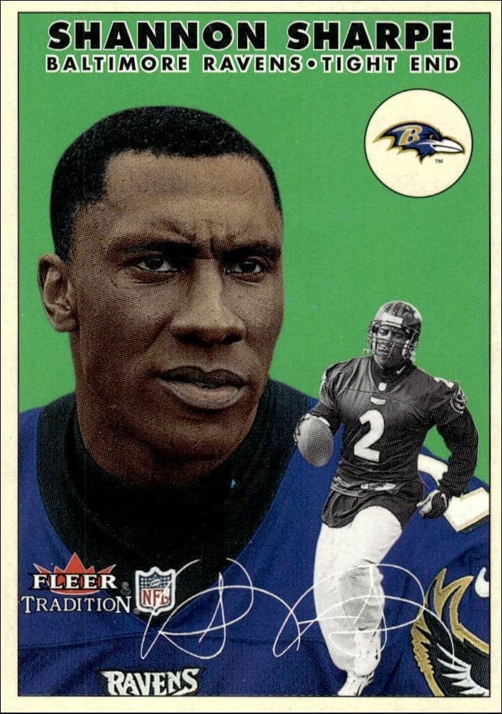 2000 Fleer Tradition Glossy Shannon Sharpe #231 trading card
