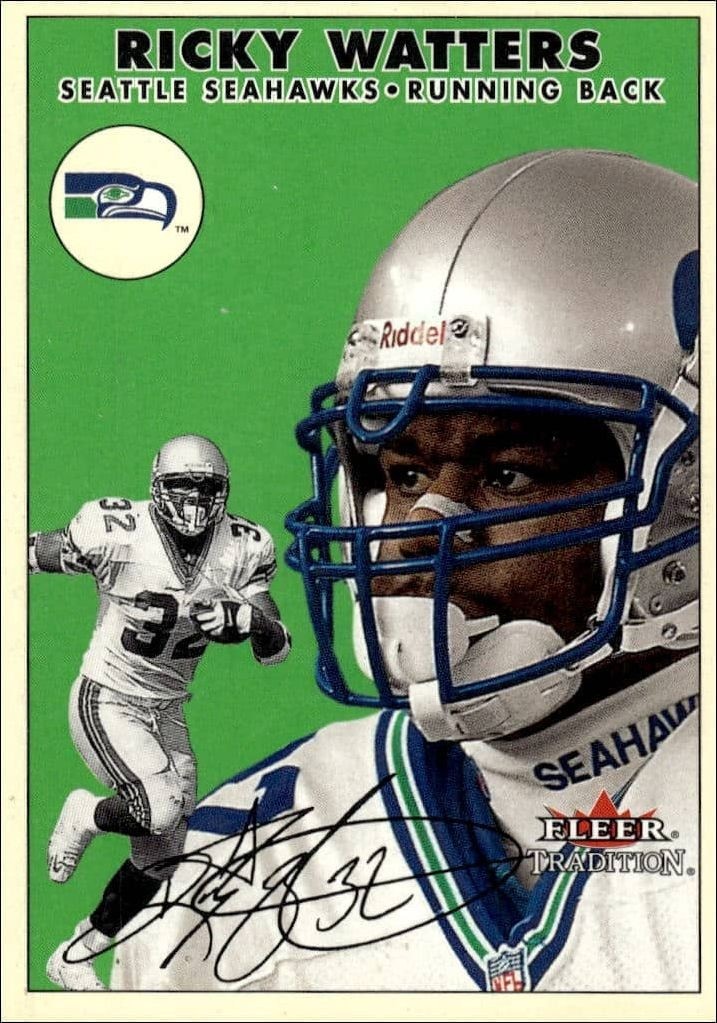 2000 Fleer Tradition Glossy Ricky Watters #226 trading card